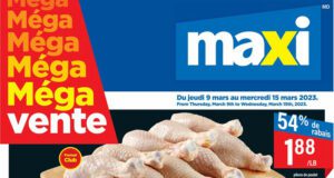 Circulaire Maxi du 9 mars au 15 mars 2023