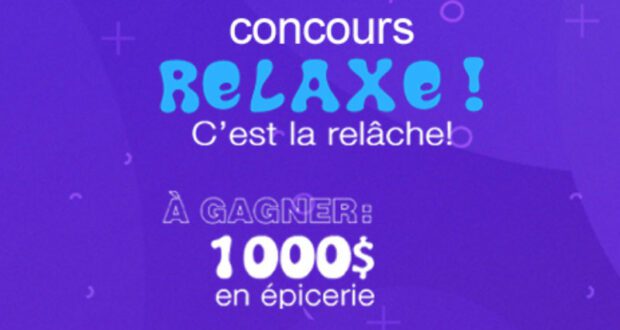 Gagnez Une carte-cadeau épicerie de 1000 $