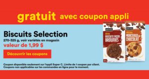 Obtenez gratuitement une boîte de Biscuits Selection