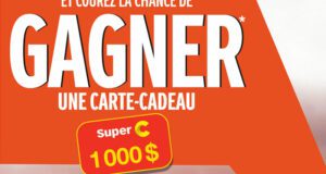 Remportez Une carte-cadeau de 1000 $