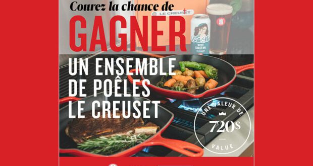 Un ensemble de poêles Le Creuset de 720 $ à gagner