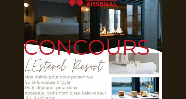 Une nuitée pour 2 personnes à l'Estérel Resort à gagner