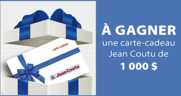 Remportez 7 cartes-cadeaux Jean Coutu de 1000 $