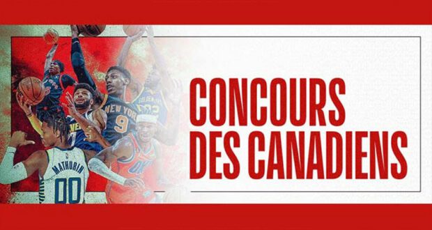 10 maillots NBA de joueurs Canadiens de 160 $ à gagner