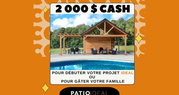 2000 $ Cash à remporter