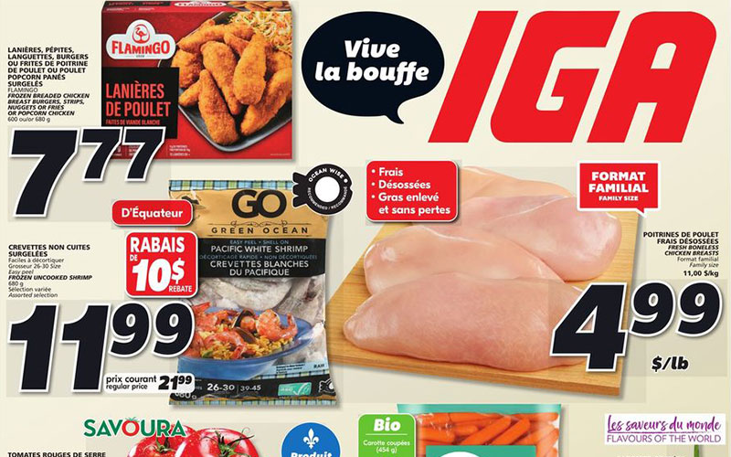 Circulaire IGA Québec Du 13 au 19 avril 2023