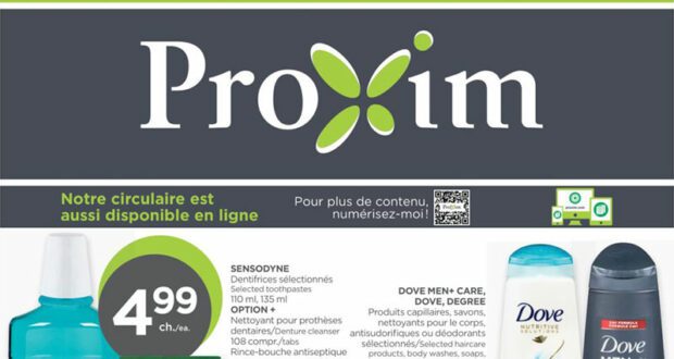 Circulaire Proxim du 20 avril au 26 avril 2023