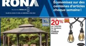 Circulaire Rona du 27 avril au 3 mai 2023