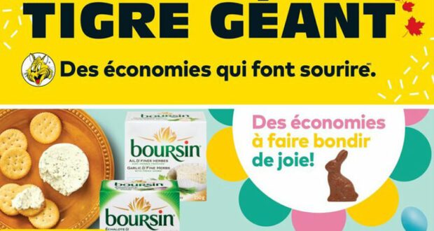 Circulaire Tigre Géant du 5 avril au 11 avril 2023