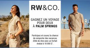 Gagnez un voyage pour deux à Palm Springs (10 000 $)