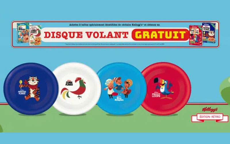 Obtenez 25 793 disques volants rétro Kellogg’s GRATUITS