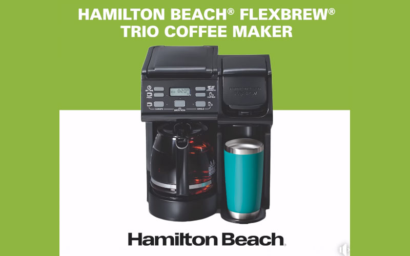 Une cafetière Hamilton Beach FlexBrew TRIO à gagner