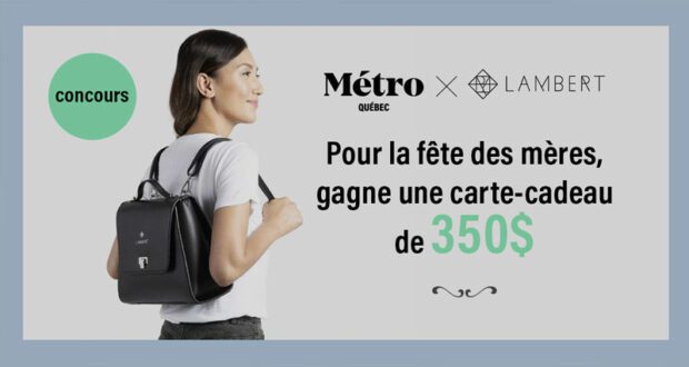 Une carte-cadeau Design Lambert de 350 $ à gagner