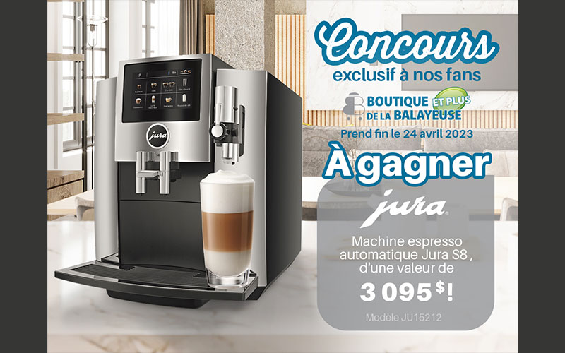 Gagnez Une machine Espresso JURA de 3095 $