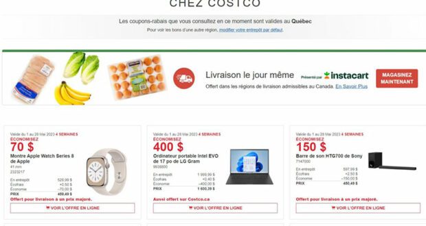 Circulaire Costco du 1 mai au 28 mai 2023