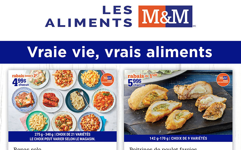 Circulaire Les Aliments M&M du 1 juin au 7 juin 2023