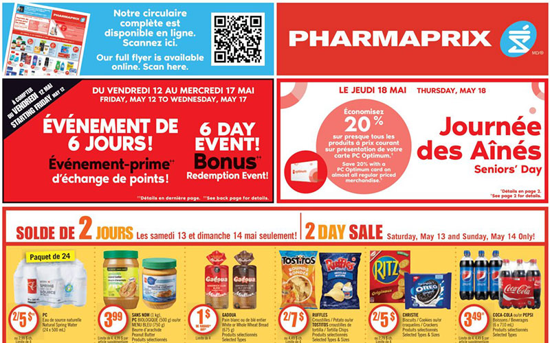 Circulaire Pharmaprix du 13 mai au 18 mai 2023