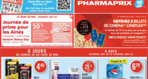 Circulaire Pharmaprix du 20 mai au 25 mai 2023