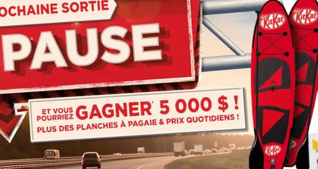 Gagnez 5 000 $ en argent et des planches à pagaie de 800 $