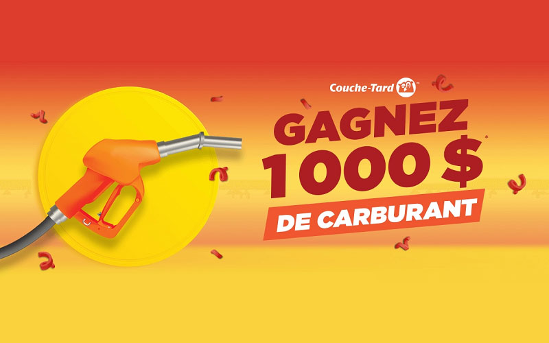 Gagnez 6 cartes-cadeaux Couche-Tard de 1000 $ chacune