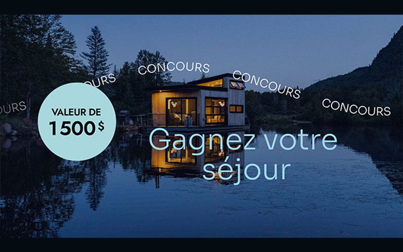 Un séjour chez Bora Boréal de 1500 $ à gagner