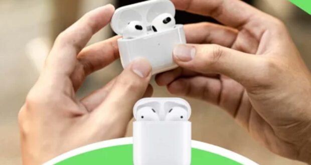 Une paire d'écouteurs AirPods d'Apple à gagner