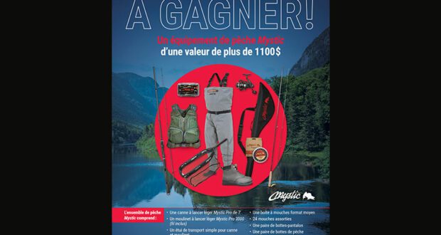 Gagnez Un équipement de pêche Mystic de 1100 $