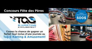 Gagnez Un forfait au Tag E-Karting & Amusement de 500 $