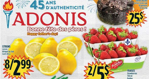 Circulaire Adonis du 15 juin au 21 juin 2023