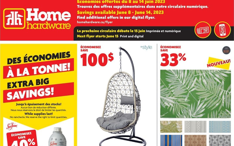 Circulaire Home Hardware du 8 juin au 14 juin 2023