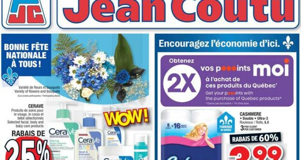 Circulaire Jean Coutu du 22 juin au 28 juin 2023