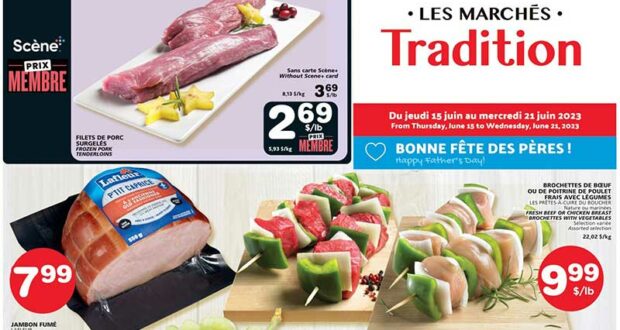 Circulaire Marchés Tradition du 15 juin au 21 juin 2023