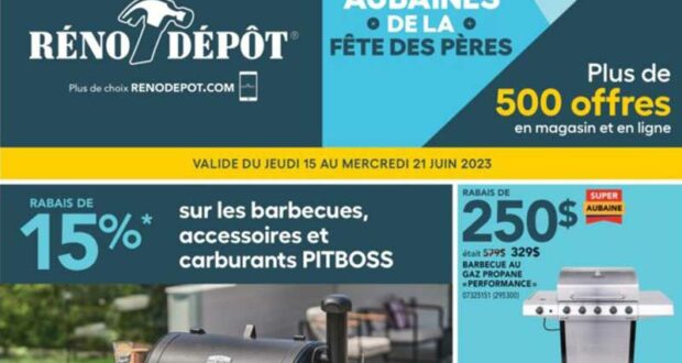 Circulaire Réno Dépôt du 15 juin au 21 juin 2023