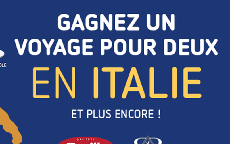 Gagnez un voyage en Italie de 7000 $