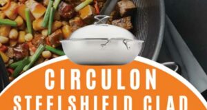 Un wok en acier inoxydable de 14 pouces Circulon à gagner
