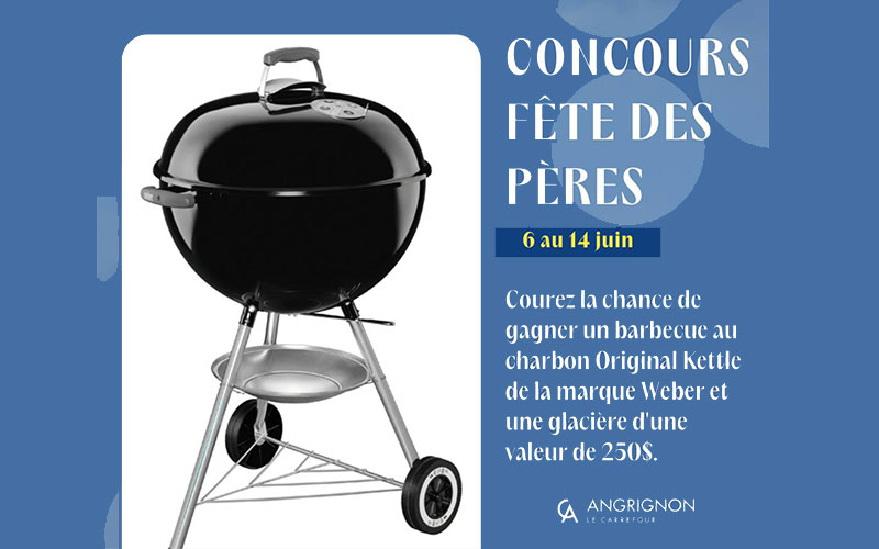 Gagnez Un barbecue Original Kettle Weber + une glacière