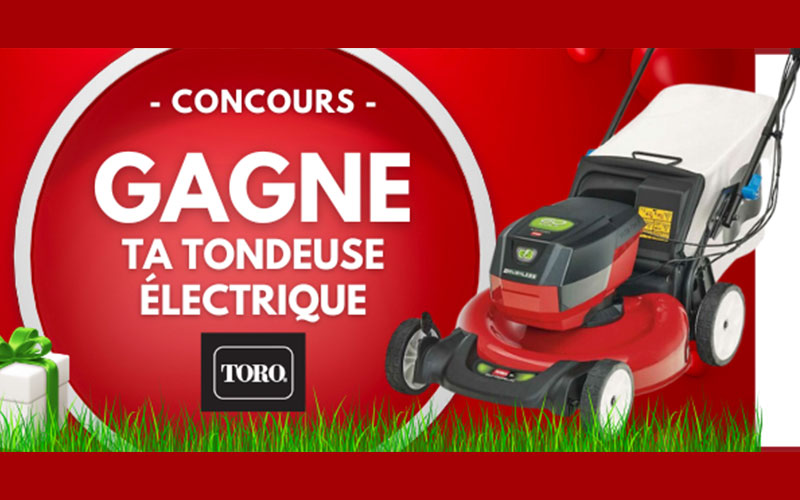 Gagnez Une tondeuse électrique à batterie TORO de 749 $