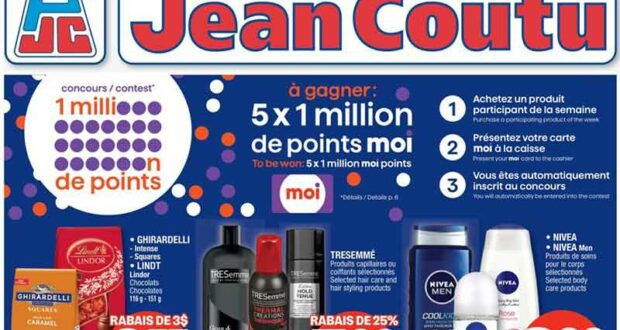 Circulaire Jean Coutu du 6 juillet au 12 juillet 2023