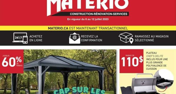 Circulaire Matério du 6 juillet au 12 juillet 2023