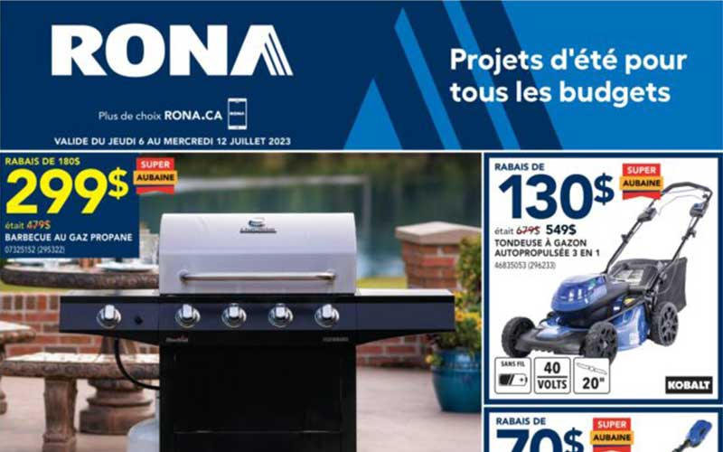 Circulaire Rona du 6 juillet au 12 juillet 2023