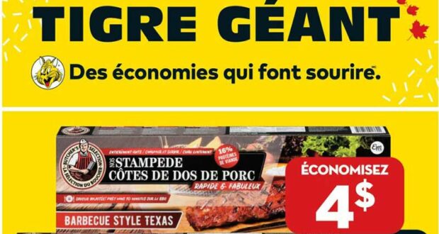 Circulaire Tigre Géant du 26 juillet au 1 août 2023