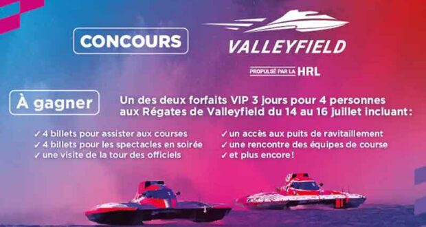 Gagnez 2 forfaits 3 jours aux Régates de Valleyfield (800 $ chacun)