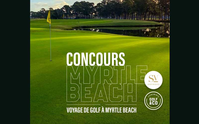Gagnez Un voyage de golf à Myrtle Beach de 5000 $