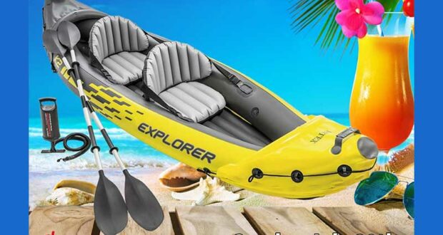 Un ensemble de kayak Intex Explorer K2 à remporter