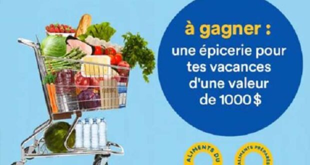 Remportez 1000 $ d’épicerie