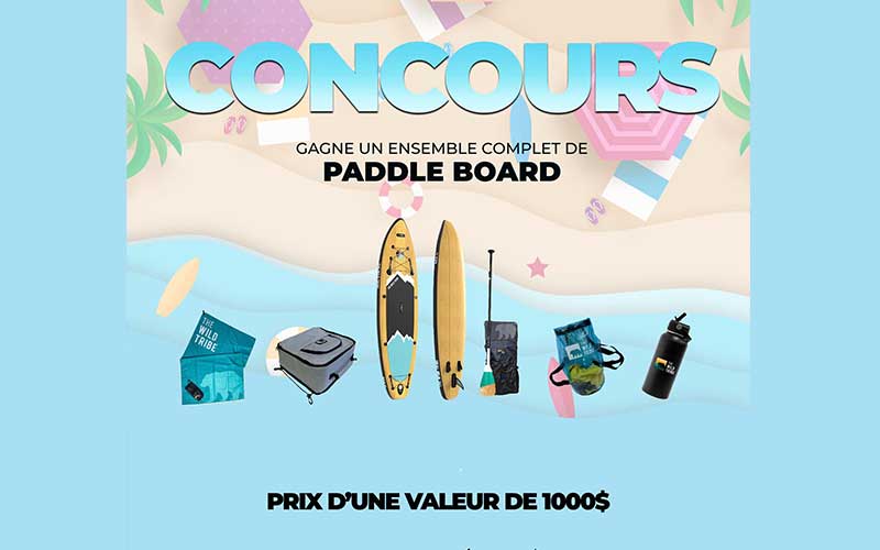 Remportez Un ensemble complet de paddle board de 1000 $