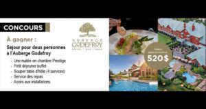 Remportez Un séjour à l’Auberge Godefroy