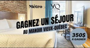 Un séjour au Manoir Vieux-Québec à remporter