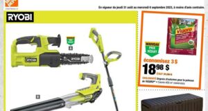 Circulaire Home Dépôt du 31 août au 6 septembre 2023