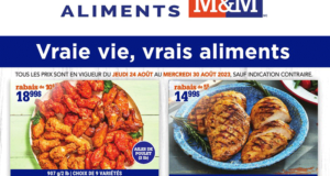 Circulaire Les Aliments M&M du 24 août au 30 août 2023
